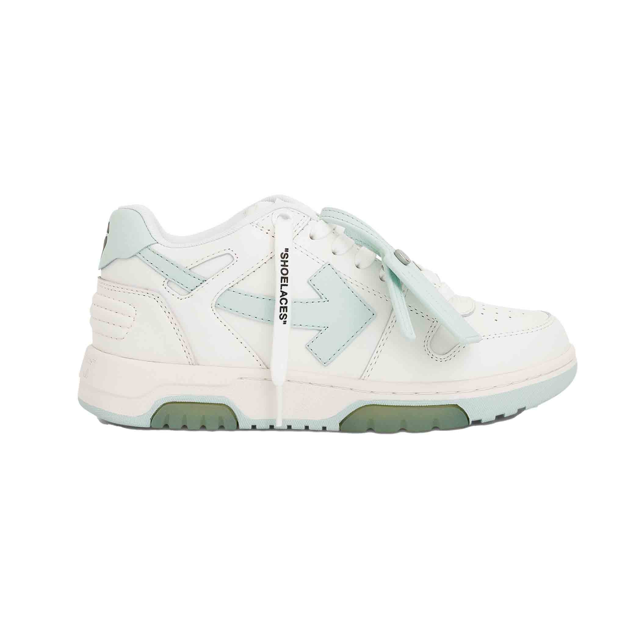 OFF - WHITE Out Of Office Calf Leather in White/ MintSneakersOff - WhiteDPUS40OFF - WHITE Out Of Office Calf Leather in White/ Mint