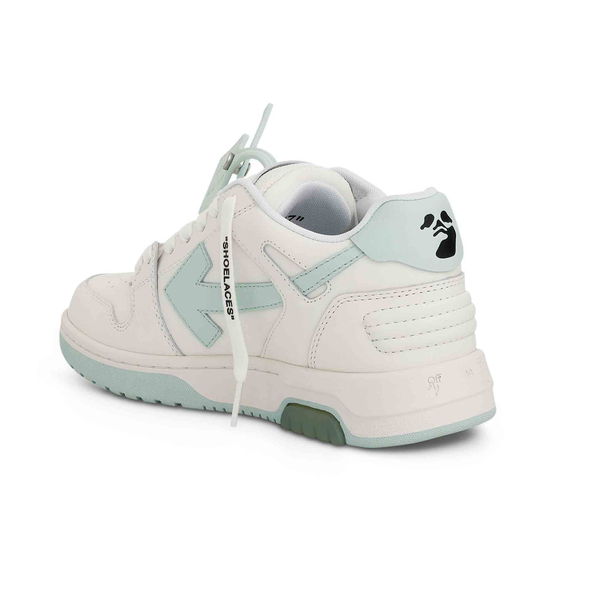 OFF - WHITE Out Of Office Calf Leather in White/ MintSneakersOff - WhiteDPUS40OFF - WHITE Out Of Office Calf Leather in White/ Mint