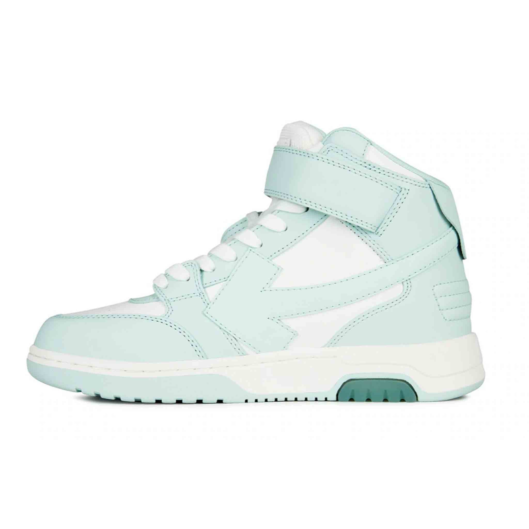 OFF - WHITE Out Of Office Mid Top in Mint Green/ WhiteSneakersOff - WhiteDPUS39OFF - WHITE Out Of Office Mid Top in Mint Green/ White