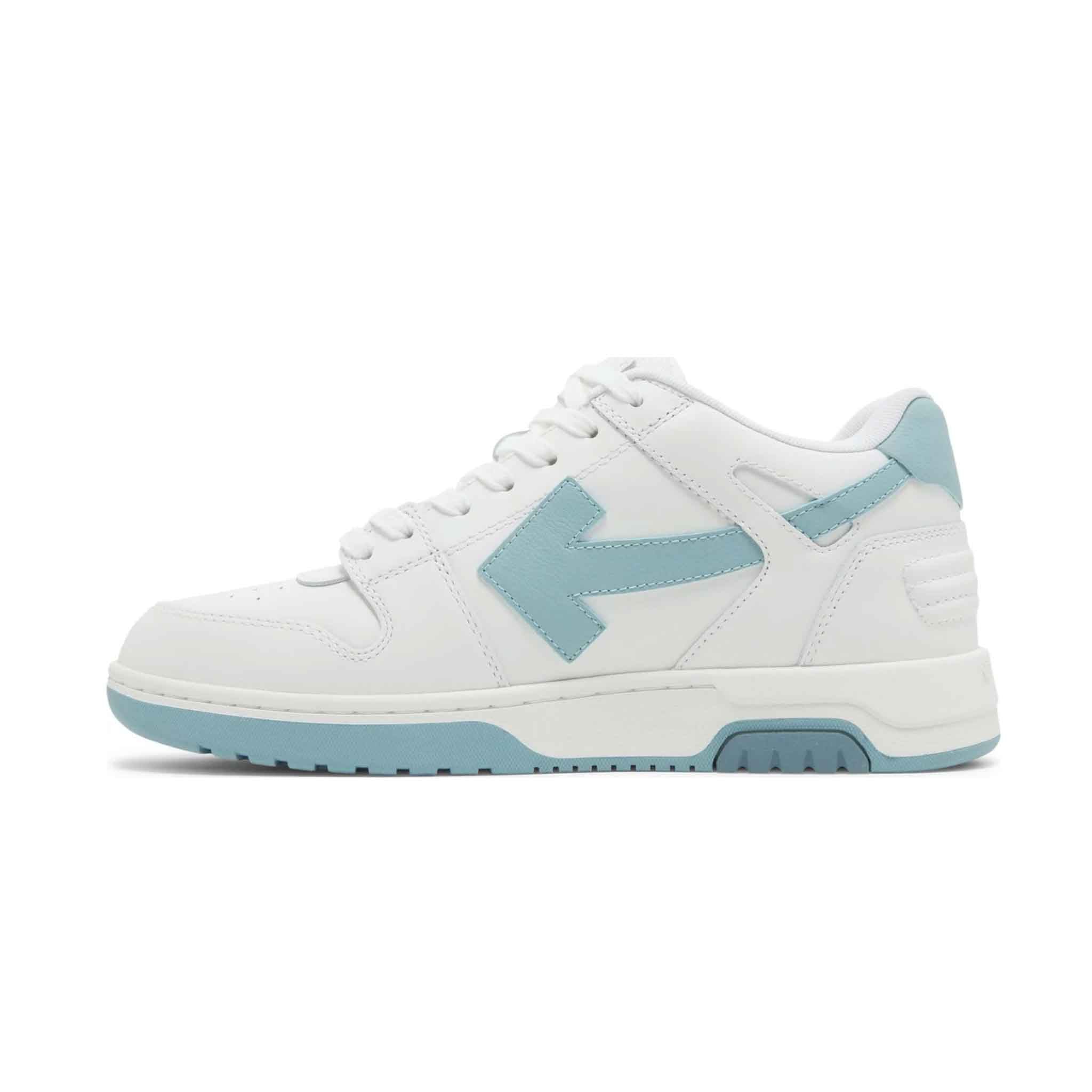 OFF - WHITE Out Of Office Sneaker Leather in White/CeladonSneakersOff - WhiteDPUS40OFF - WHITE Out Of Office Sneaker Leather in White/Celadon