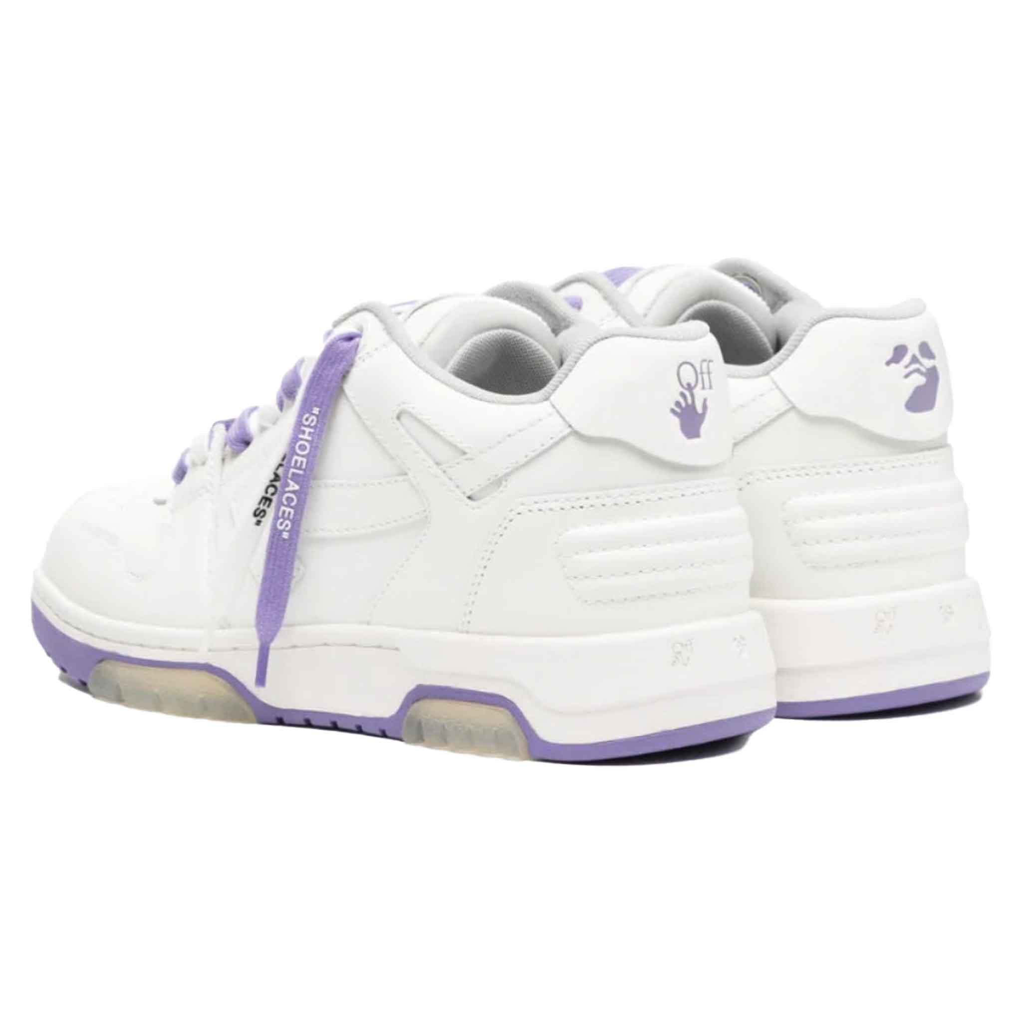 OFF - WHITE Out Of Office Sneaker Leather in White/LilacSneakersOff - WhiteDPUS40OFF - WHITE Out Of Office Sneaker Leather in White/Lilac