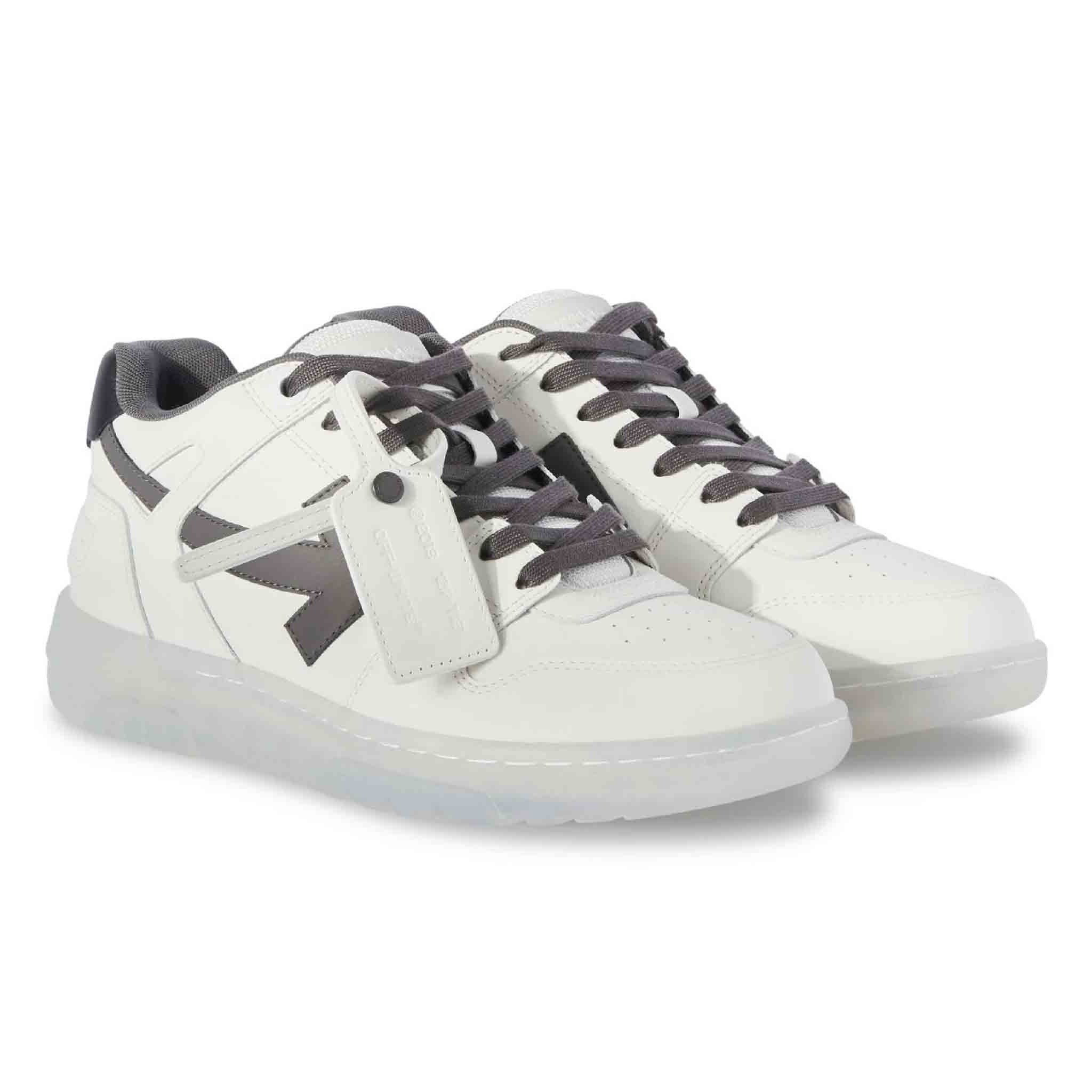 OFF - WHITE Out Of Office Transparent in White/ Dark GreySneakersOff - WhiteDPUS40OFF - WHITE Out Of Office Transparent in White/ Dark Grey