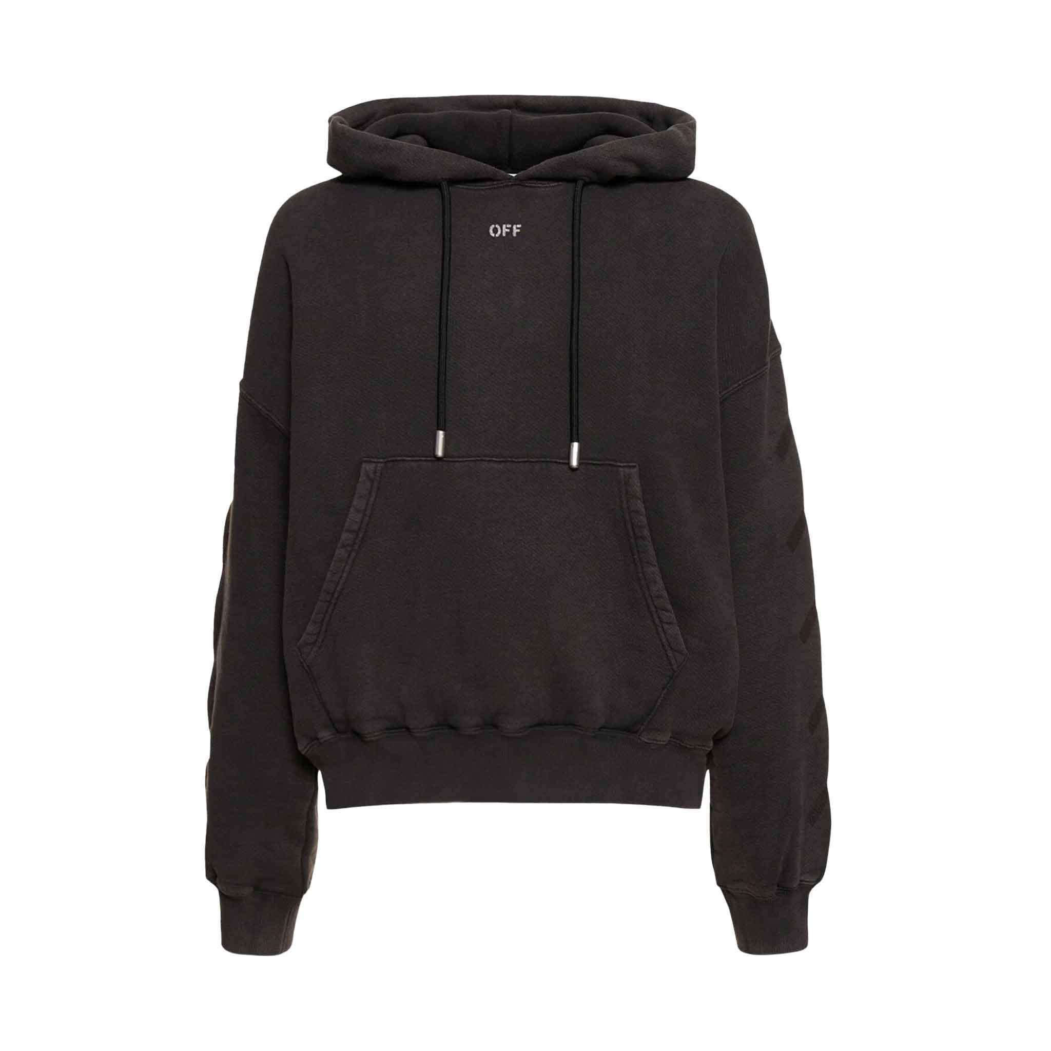 OFF - WHITE St Matthew Oversized Hoodie in Washed BlackHoodiesOff - WhiteDPUS8051594550084XSOFF - WHITE St Matthew Oversized Hoodie in Washed Black