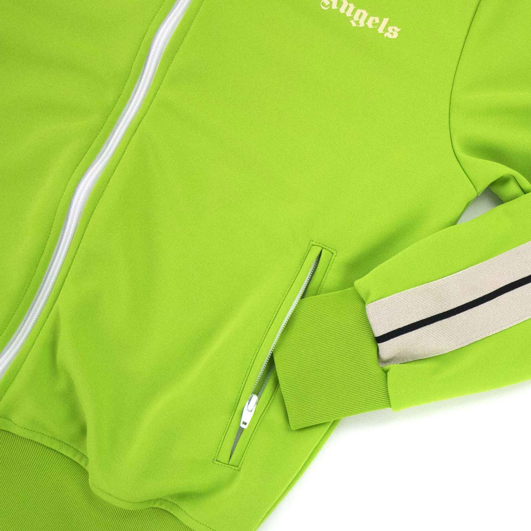 Palm Angels Classic Track Jacket in Lime GreenSweatpantsPalm AngelsDPUS Designer OutletSPalm Angels Classic Track Jacket in Lime Green