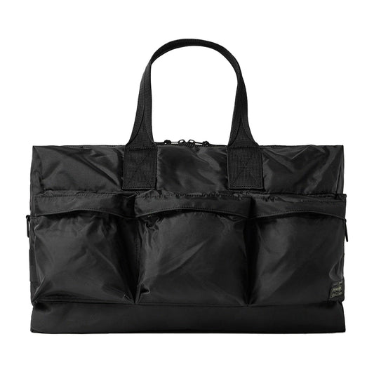 Porter Yoshida & Co Force 2 Way Duffle BagBagsPorter Yoshida & CoDPUS Designer Outlet855-05900-104582749480467BlackPorter Yoshida & Co Force 2 Way Duffle Bag