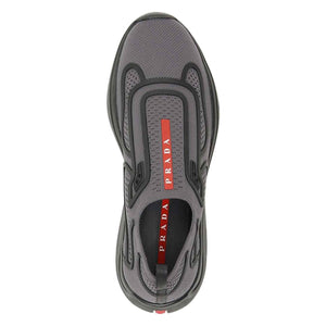 Prada America's Cup Mesh and Rubber Slip - On Sneakers in GreySneakersPradaDPUS80592276594495Prada America's Cup Mesh and Rubber Slip - On Sneakers in Grey