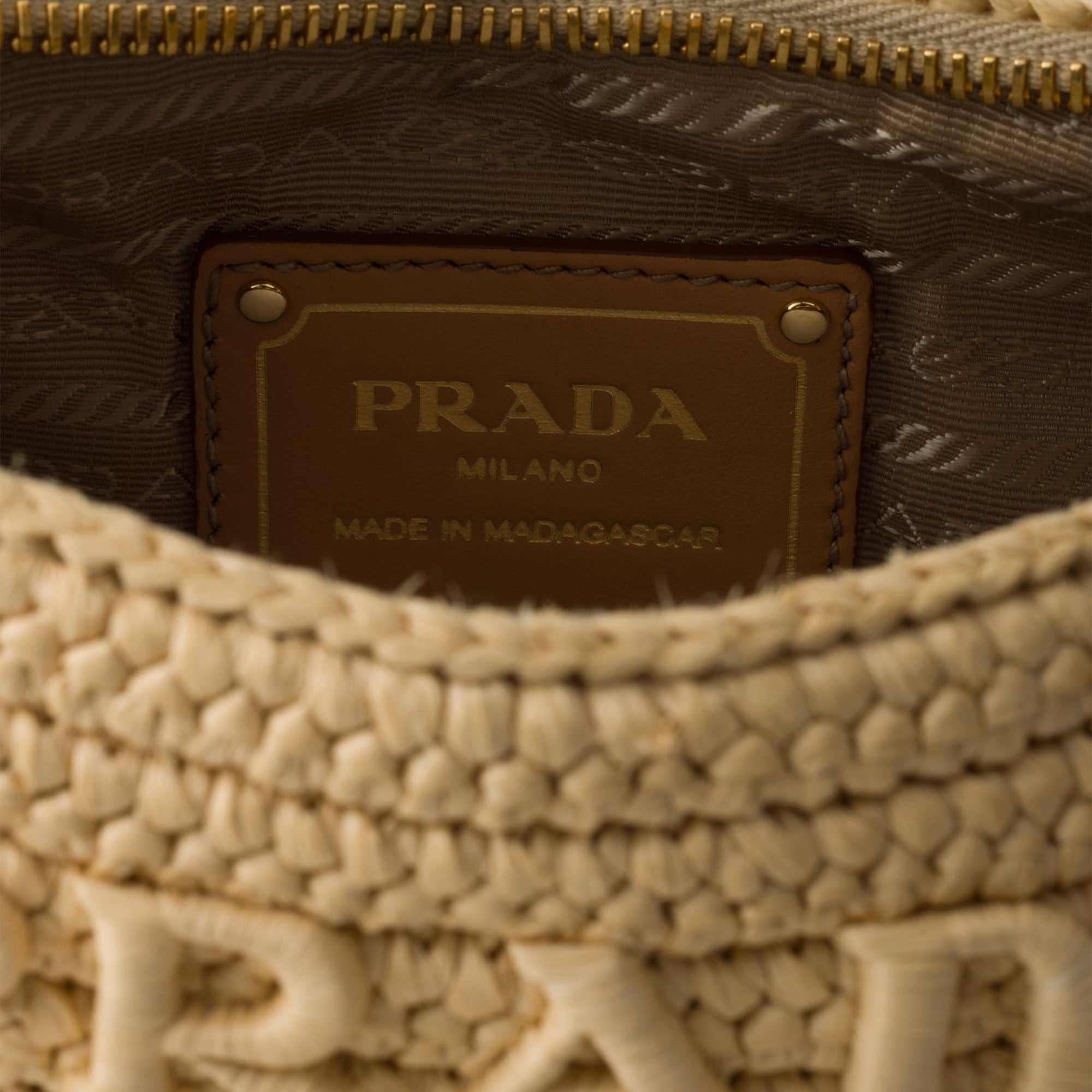 Prada Arqué Crochet Shoulder BagBagsPradaDPUS Designer Outlet8059652584545NaturalPrada Arqué Crochet Shoulder Bag