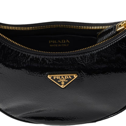 Prada Arque Shoulder Bag in Black PatentBagsPradaDPUS Designer Outlet330258Prada Arque Shoulder Bag in Black Patent