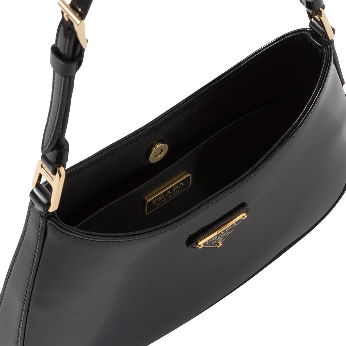 Prada Cleo Shoulder Bag in Black PatentBagsPradaDPUS Designer Outlet330260Prada Cleo Shoulder Bag in Black Patent
