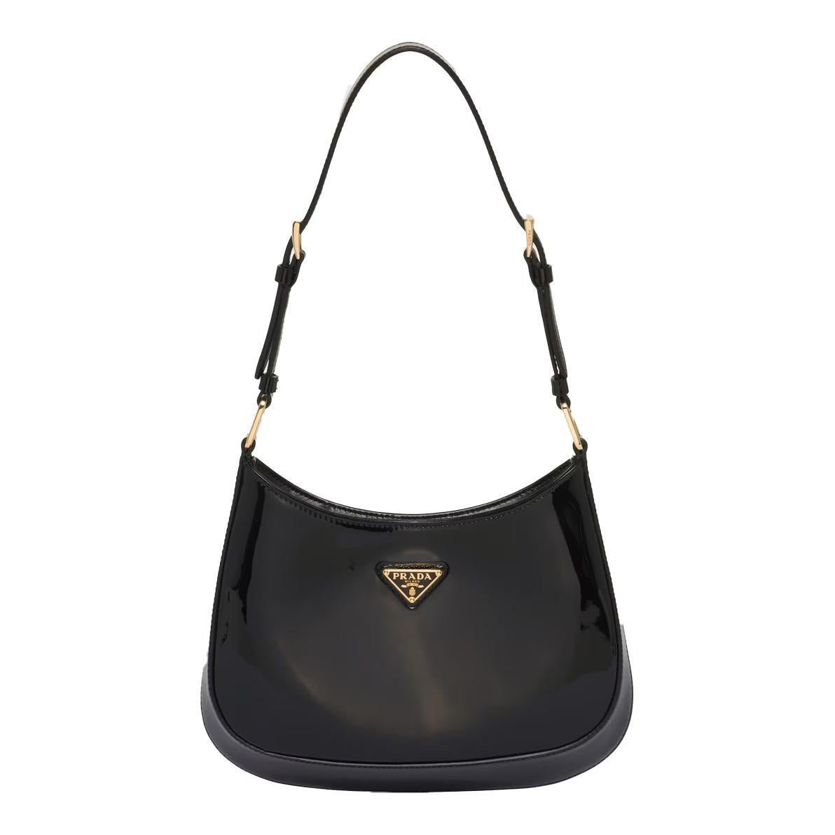 Prada Cleo Shoulder Bag in Black PatentBagsPradaDPUS Designer Outlet330260Prada Cleo Shoulder Bag in Black Patent