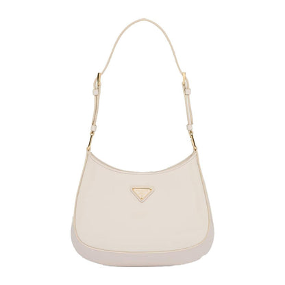 Prada Cleo Shoulder Bag in Cream PatentBagsPradaDPUS Designer Outlet330259Prada Cleo Shoulder Bag in Cream Patent