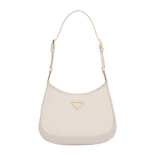 Prada Cleo Shoulder Bag in Cream PatentBagsPradaDPUS Designer Outlet330259Prada Cleo Shoulder Bag in Cream Patent