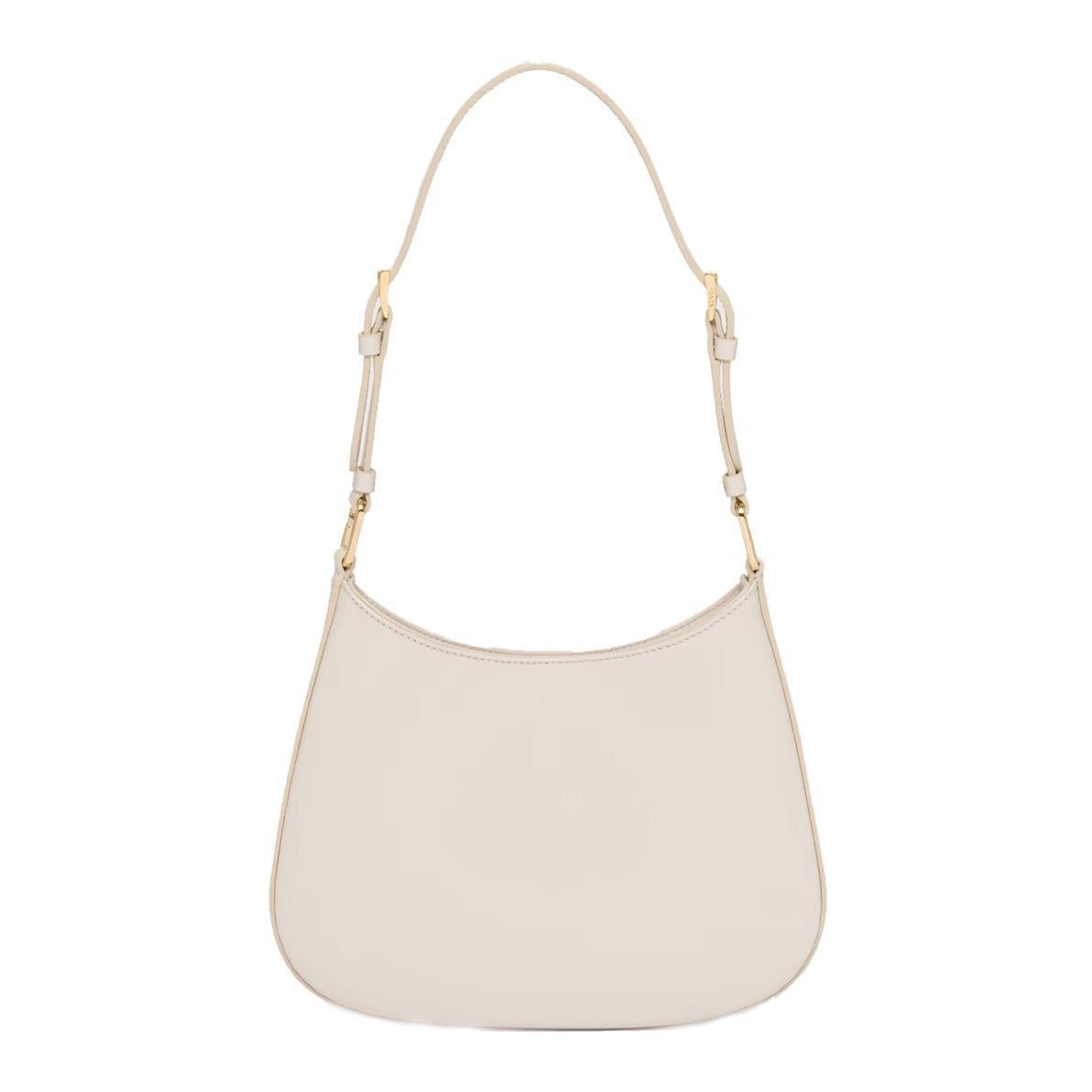 Prada Cleo Shoulder Bag in Cream PatentBagsPradaDPUS Designer Outlet330259Prada Cleo Shoulder Bag in Cream Patent