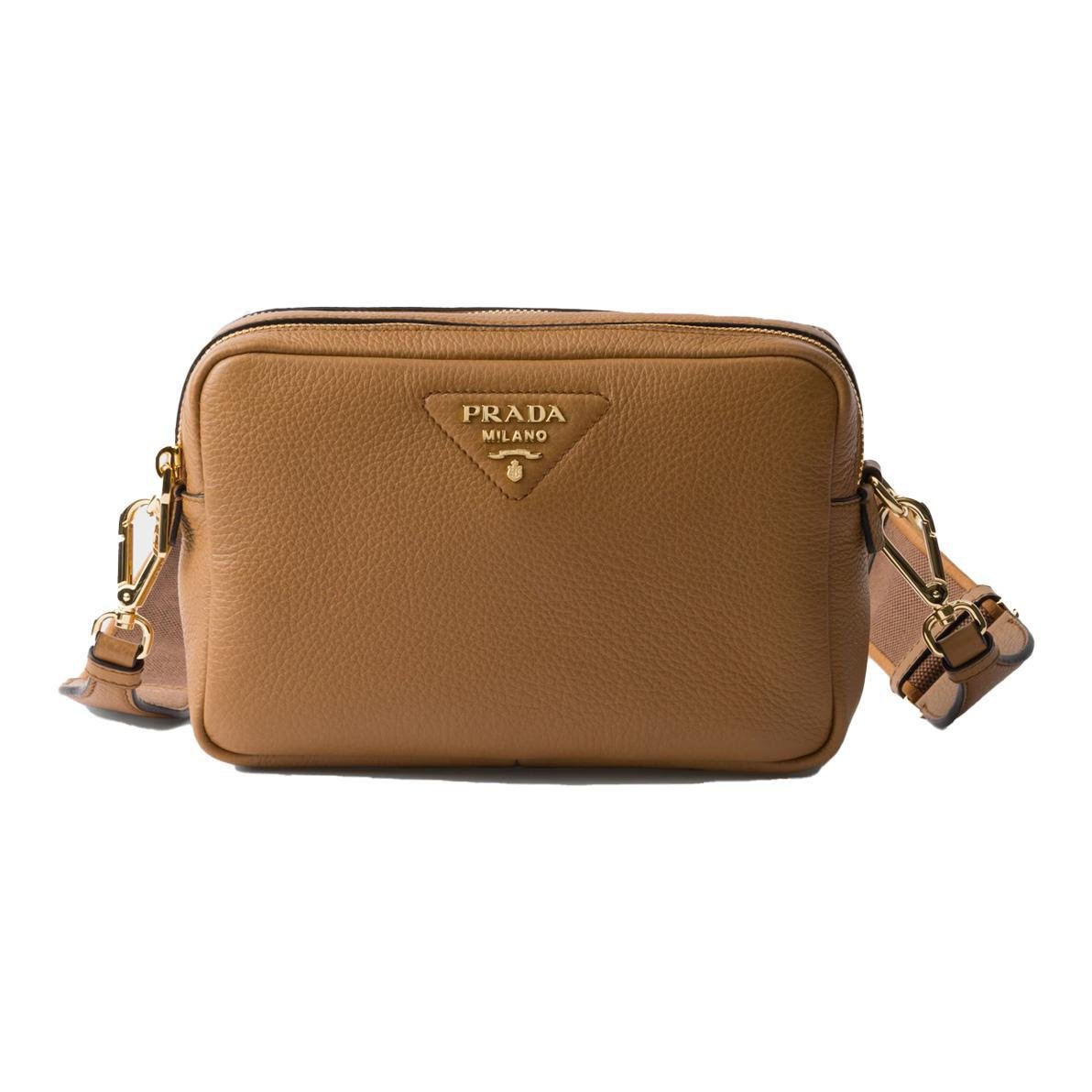 Prada Leather Crossbody in TanBagsPradaDPUS Designer Outlet330252Prada Leather Crossbody in Tan