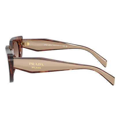 Prada Milano Design 0PR D02S SunglassesSunglassesPradaDPUS Designer Outlet080562628673968056262867396Caramel Tortoise/BeigePrada Milano Design 0PR D02S Sunglasses