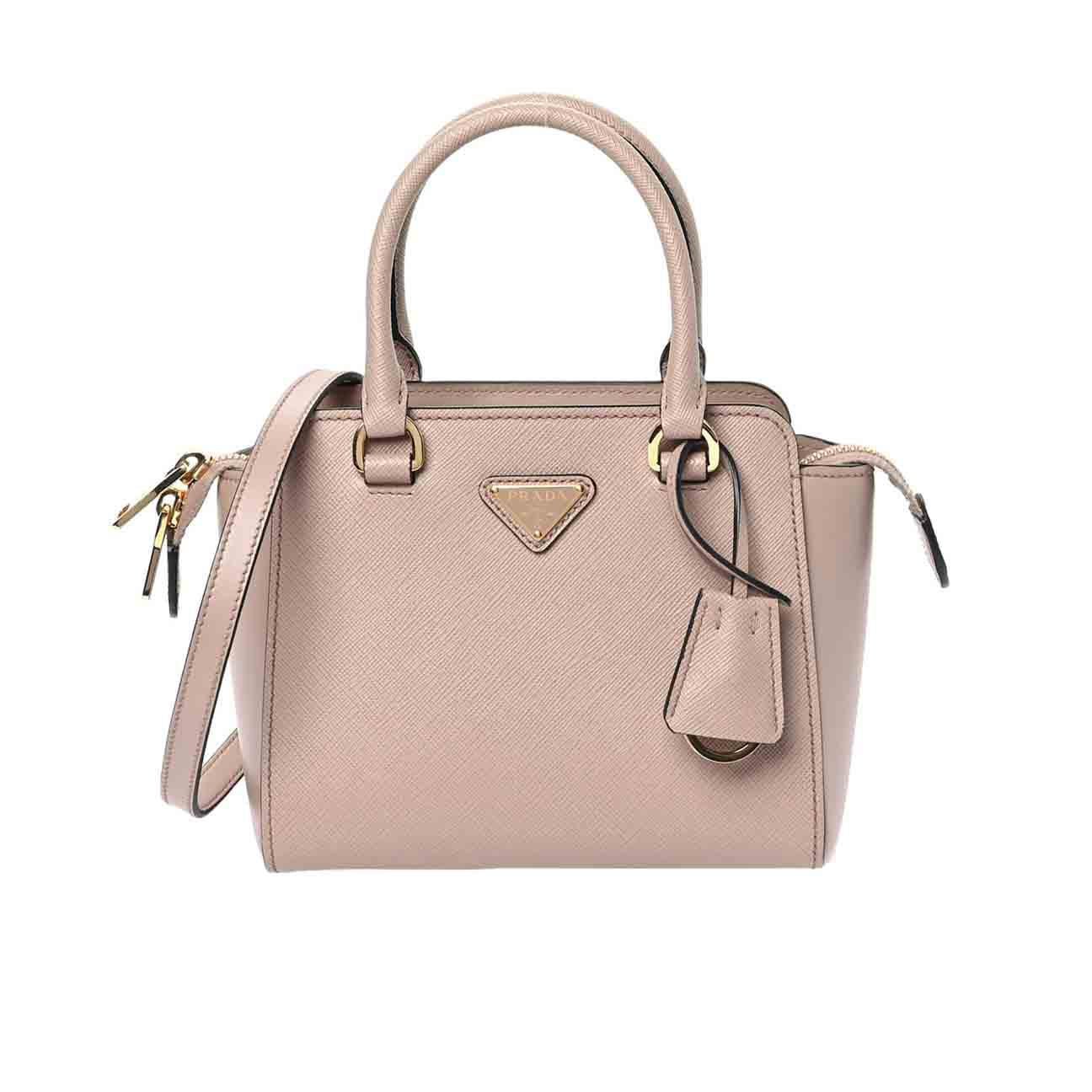 Prada Mini Saffiano Handbag in Cipria