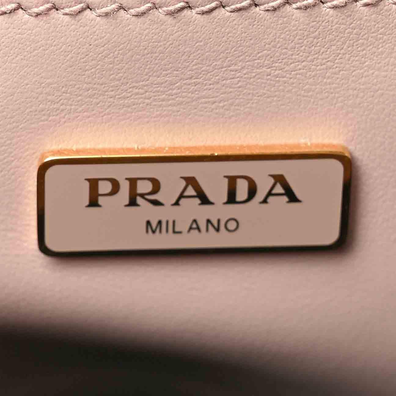 Prada Mini Saffiano Handbag in Cipria