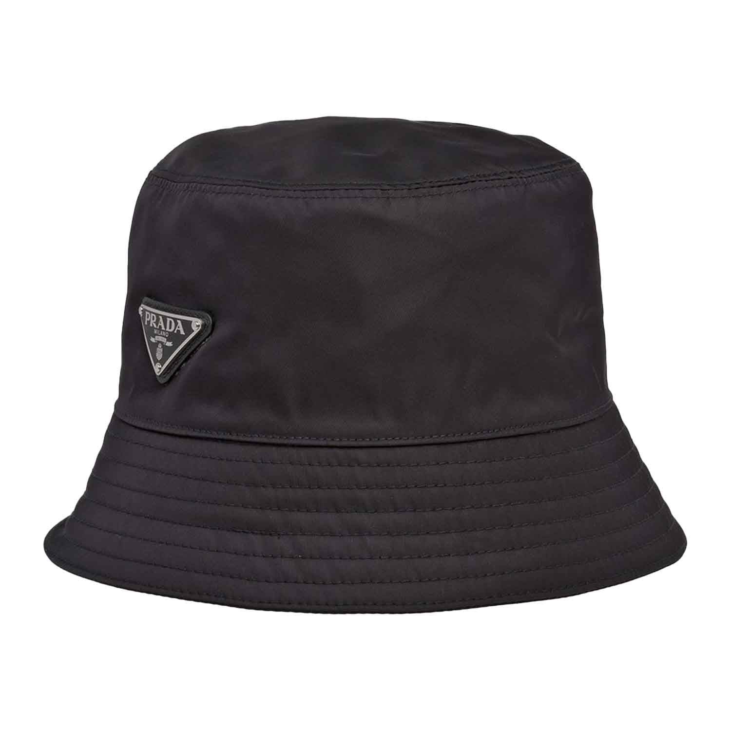 Prada Re - Nylon Bucket Hat in BlackHatsPradaDPUS8056720927624LPrada Re - Nylon Bucket Hat in Black