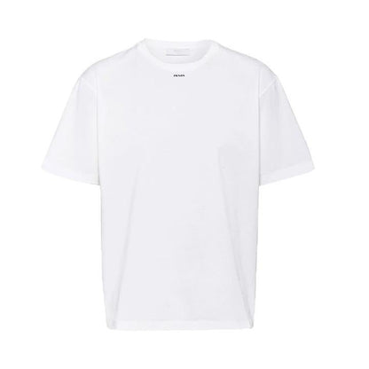 Prada Stretch Cotton Logo T-Shirt in WhiteDPUS Designer OutletDPUS Designer Outlet8056588510570SPrada Stretch Cotton Logo T-Shirt in White