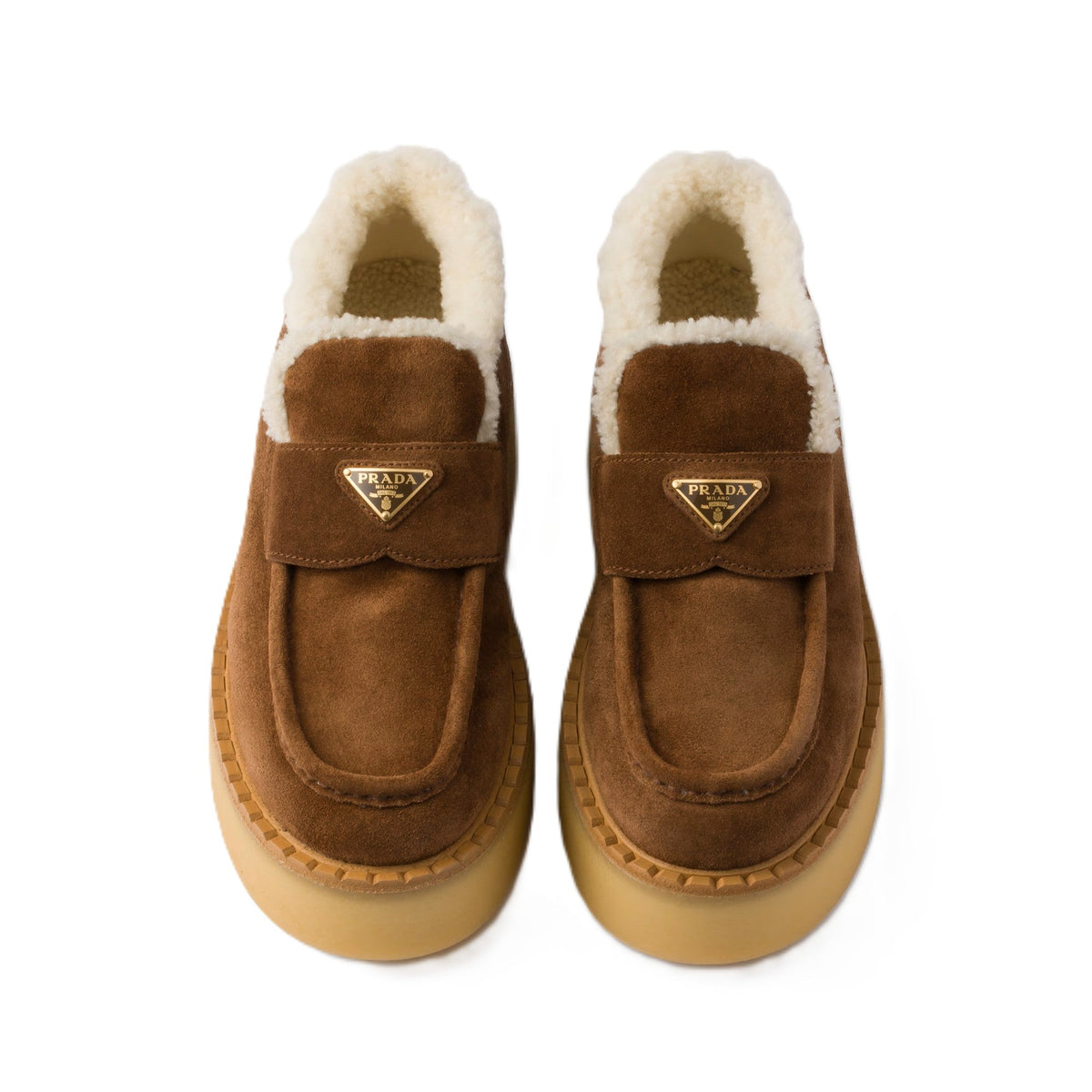 Prada Suede LoafersShoesPradaDPUS Designer Outlet8056811529140Cocoa36.5Prada Suede Loafers