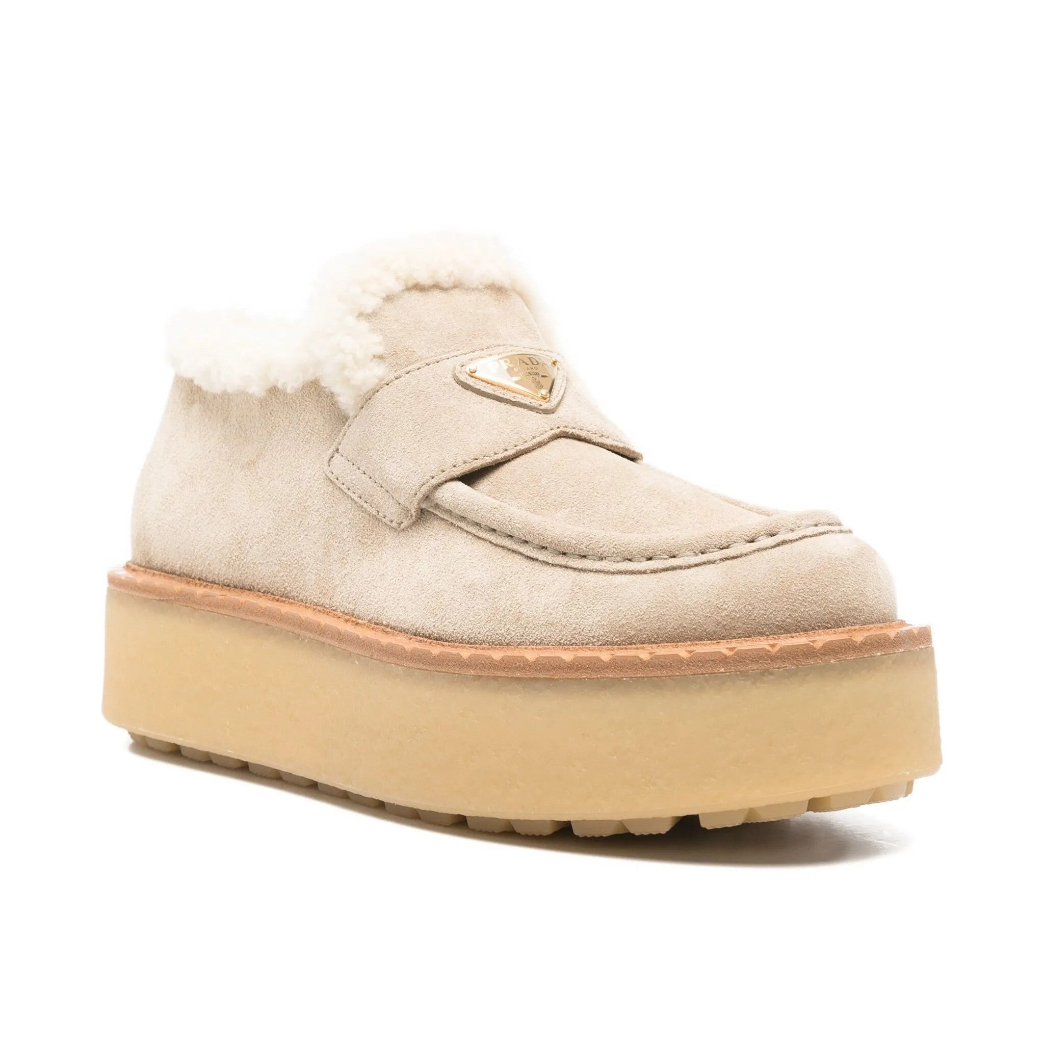 Prada Suede LoafersShoesPradaDPUS Designer Outlet8056811713082Desert36.5Prada Suede Loafers