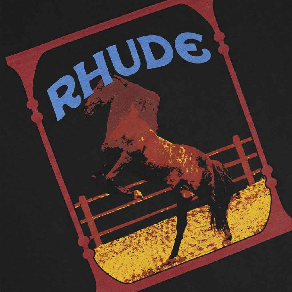 Rhude Cadre T-Shirt in Vintage Black