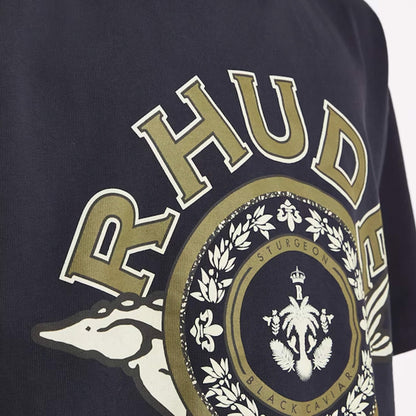 Rhude Caviar T-Shirt in Vintage Black