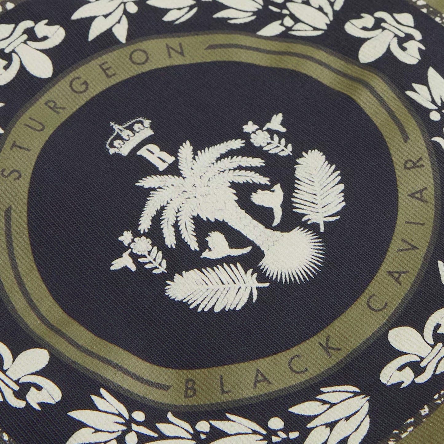 Rhude Caviar T-Shirt in Vintage Black