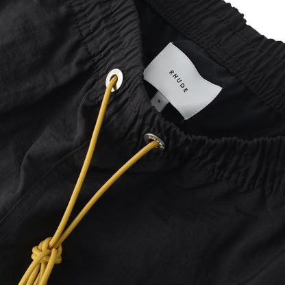 Rhude Classic Logo Swim Short In Black / WhiteRhudeDPUS Designer OutletXSRhude Classic Logo Swim Short In Black / White