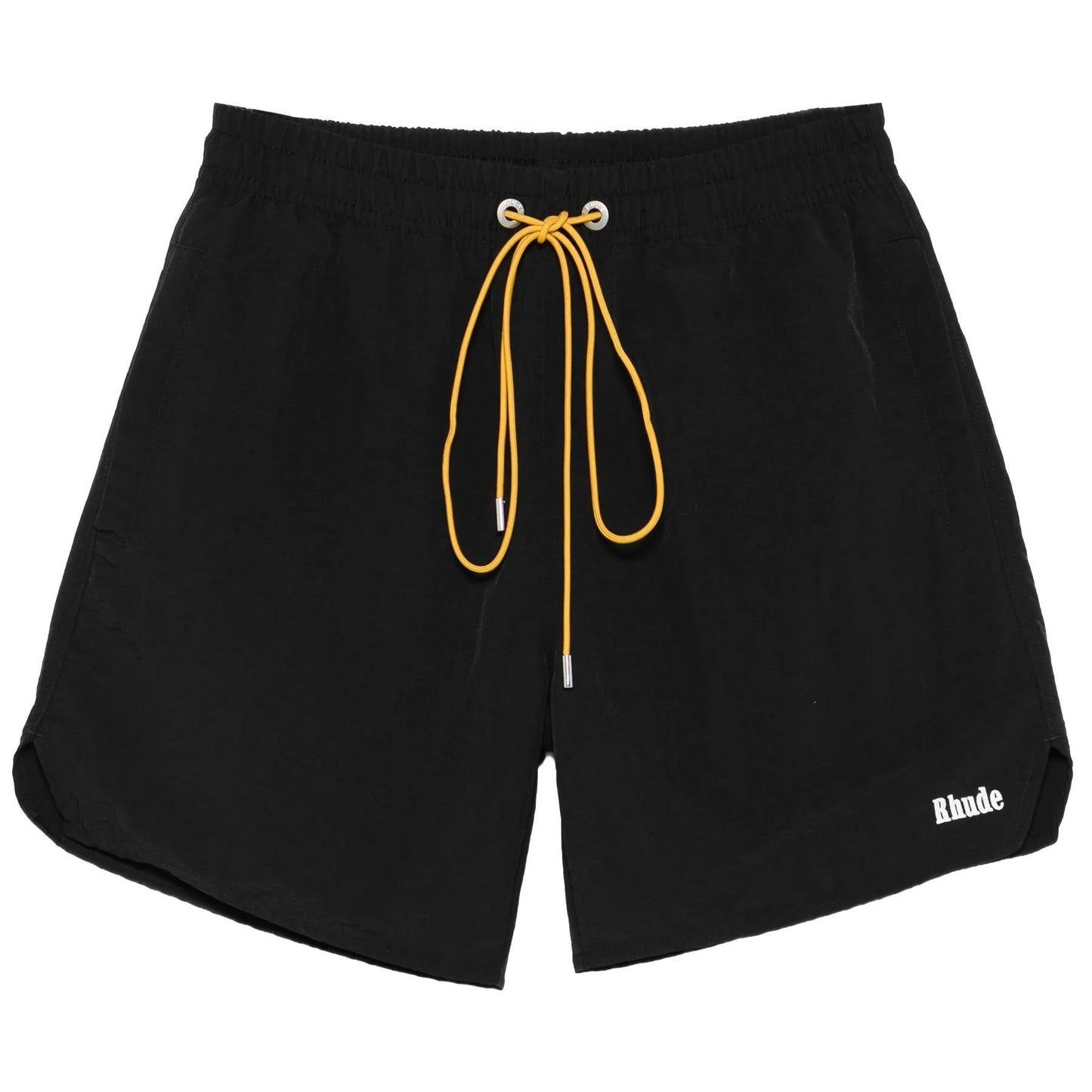 Rhude Classic Logo Swim Short In Black / WhiteRhudeDPUS Designer OutletXSRhude Classic Logo Swim Short In Black / White