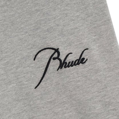 Rhude Classique Raglan Logo TeeT-ShirtDPUS Designer OutletDPUS Designer OutletRHSS26TT01829XS8058898427371Heather GreyXSRhude Classique Raglan Logo Tee