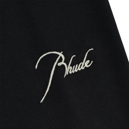 Rhude Classique Raglan Logo TeeT-ShirtDPUS Designer OutletDPUS Designer OutletRHSS26TT11012XS8058898428392BlackXSRhude Classique Raglan Logo Tee