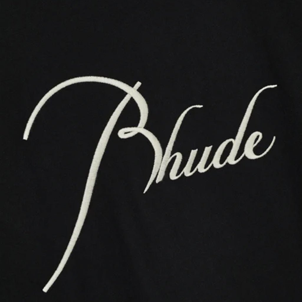 Rhude Classique Raglan Logo TeeT-ShirtDPUS Designer OutletDPUS Designer OutletRHSS26TT11012XS8058898428392BlackXSRhude Classique Raglan Logo Tee