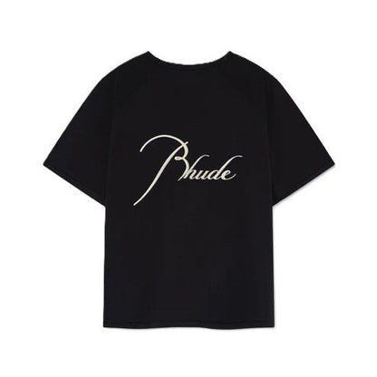 Rhude Classique Raglan TeeT-ShirtRhudeDPUS Designer OutletRHPS26TT200126013XS8053298019867Moss Green/ BlackXSRhude Classique Raglan Tee