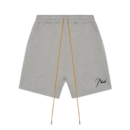 Rhude Classique SweatshortsTrousers & ShortsRhudeDPUS Designer OutletRHSS26SH01829XS8058898425391Grey MelangeXSRhude Classique Sweatshorts