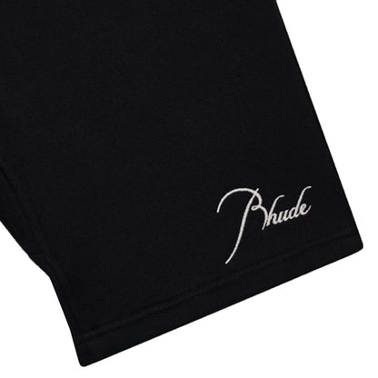 Rhude Classique SweatshortsTrousers & ShortsRhudeDPUS Designer OutletRHSS26SH03012XS8058898425681BlackXSRhude Classique Sweatshorts