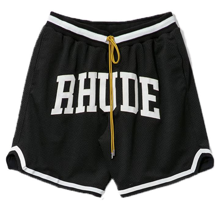 Rhude Collegiate Basketball Shorts in BlackRhudeDPUS Designer Outlet8056216550961SRhude Collegiate Basketball Shorts in Black