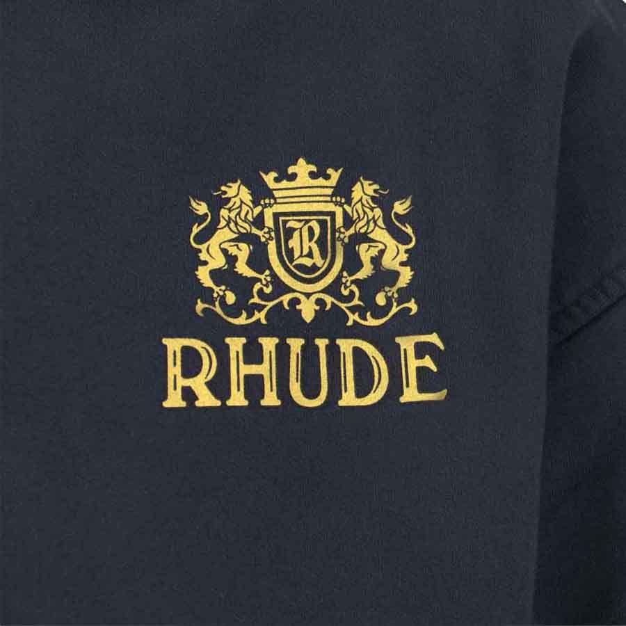 Rhude Cresta Hoodie in Vintage BlackHoodiesRhudeDPUS8000000012890SRhude Cresta Hoodie in Vintage Black