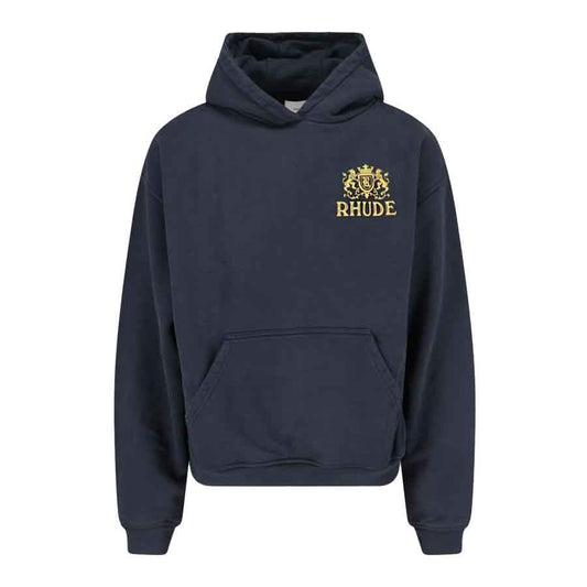 Rhude Cresta Hoodie in Vintage Black