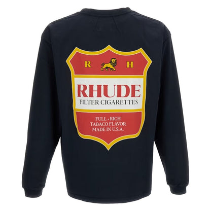 [Rhude] Filtaro Crest LS TeeT-ShirtRhudeDPUS Designer OutletRHPF26TT15012-6499-S8000000413796Vintage BlackS[Rhude] Filtaro Crest LS Tee