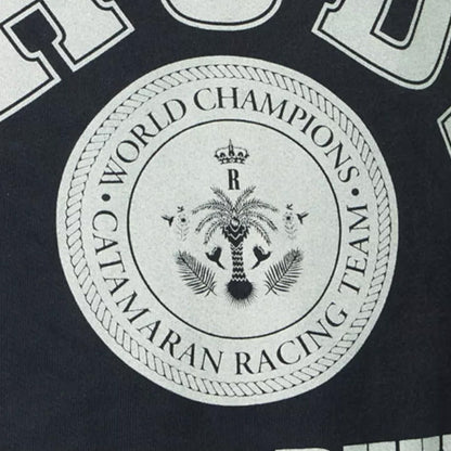 Rhude French Riviera Hoodie in Vintage Black