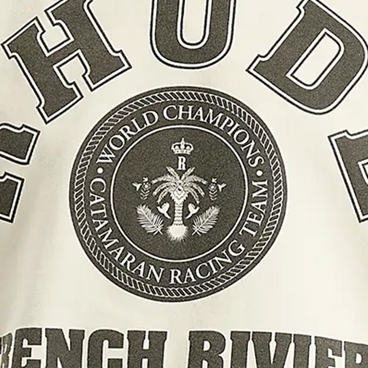 Rhude French Riviera T-Shirt in Vintage WhiteT-ShirtsRhudeDPUS Designer Outlet8000000092366SRhude French Riviera T-Shirt in Vintage White