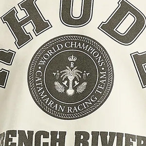 Rhude French Riviera T-Shirt in Vintage WhiteT-ShirtsRhudeDPUS Designer Outlet8000000092366SRhude French Riviera T-Shirt in Vintage White