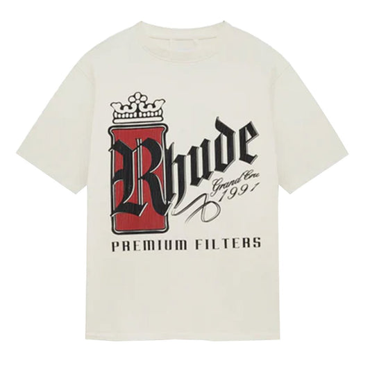Rhude Fumar 91 TeeT-ShirtRhudeDPUS Designer Outlet8058898428095WhiteXSRhude Fumar 91 Tee