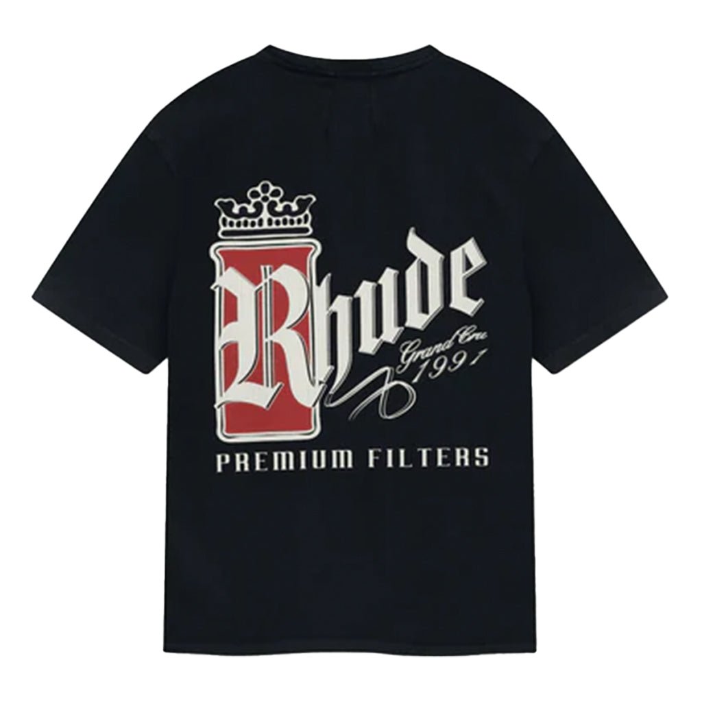 Rhude Fumar 91 TeeT-ShirtRhudeDPUS Designer OutletBlackXSRhude Fumar 91 Tee
