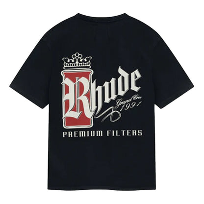 Rhude Fumar 91 TeeT-ShirtRhudeDPUS Designer OutletBlackXSRhude Fumar 91 Tee