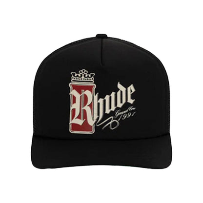 Rhude Fumar 91 Trucker HatCaps & HatsRhudeDPUS Designer OutletBlackUNIRhude Fumar 91 Trucker Hat