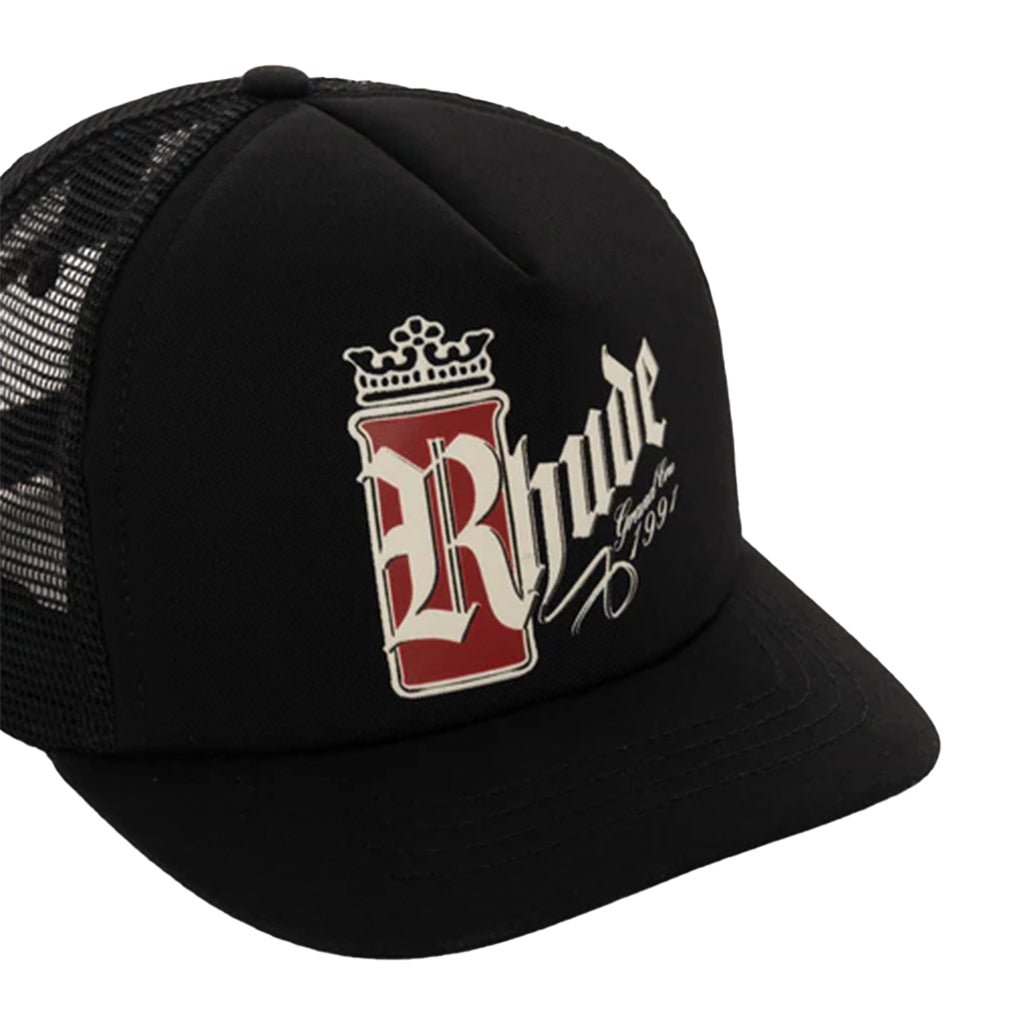 Rhude Fumar 91 Trucker HatCaps & HatsRhudeDPUS Designer OutletBlackUNIRhude Fumar 91 Trucker Hat