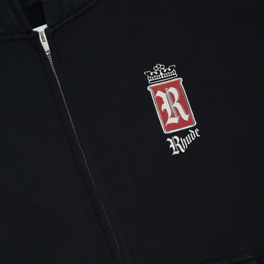 Rhude Fumar 91 Zip-Up HoodieHoodies & Zip-UpsRhudeDPUS Designer OutletBlackXSRhude Fumar 91 Zip-Up Hoodie