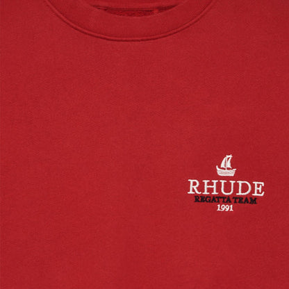 Rhude Mariner Regatta CrewneckSweatshirtsRhudeDPUS Designer OutletRedXSRhude Mariner Regatta Crewneck
